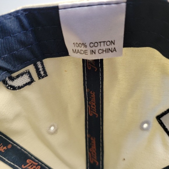 Titleist FootJoy FJ Golf Hat Cap Logo Tan Blue Orange Adjustable Tigers - Picture 12 of 13